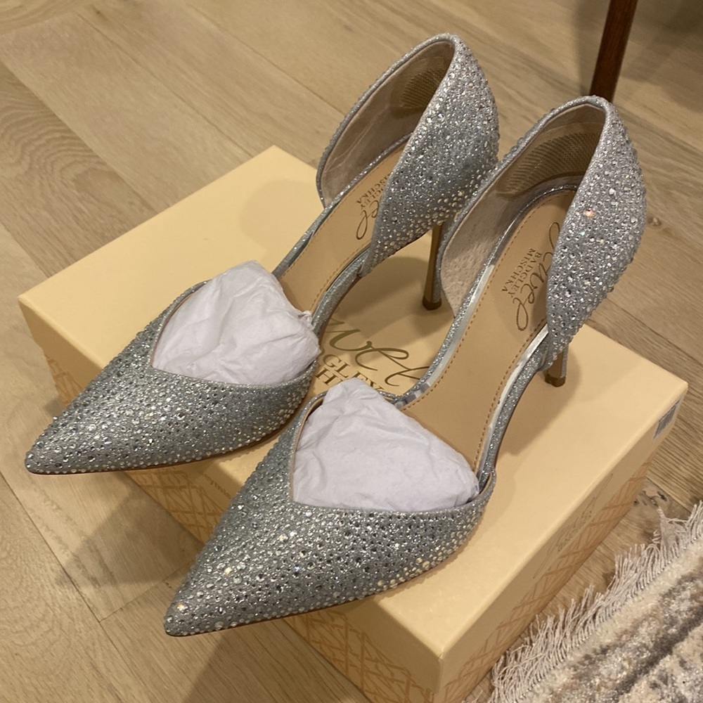 Badgley Mischka diamanté heel